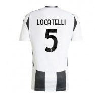 Maglia Calcio Juventus Manuel Locatelli #5 Prima Divisa 2024-25 Manica Corta